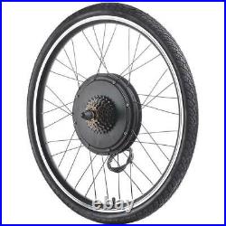26 E-Bike 48V 1500W Rear Wheel Electric Bicycle Hub Motor Rim Conversion Kit