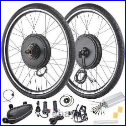 26 Electric Bicycle Front/Rear Wheel 48V 1000With1500W Ebike Motor Conversion Kit