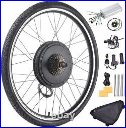 26 Electric Bicycle Rear Wheel 48V 1500W Ebike Hub Motor Conversion Kit