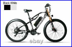 26 Electric Bicycles Mountain E-Bike Fat Tires 48V 13Ah 1000W Motorcycle Style