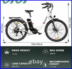 26 Electric Bike 350W Commuter Bicycle WithRemoveable LI-Battery City Ebike New