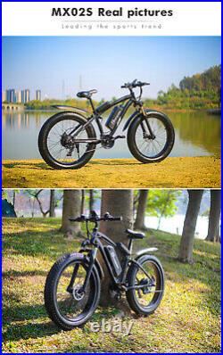 26 Electric Bike 48V 1000W Shimano E-bike Mountain Bike Fat Tire Bicycle Ebike
