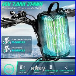 26'' Electric Bike 500W Mountain Bicycle City Ebike +Li Battery with Rear Rack