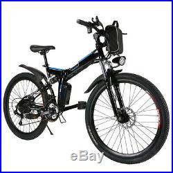 26 Electric Bike Folding Ebike Mountain City Bicycle With 36V Lithium Battery USA