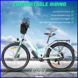 26'' Electric Bike Mountain Bicycle 500W City Ebike with Removeable Li Battery