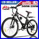 26''Electric Bike, Mountain Bicycle 500With350W Folding Ebike Li Battery Adults US
