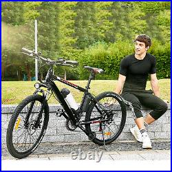 26'' Electric Bike Mountain Bicycle Adult City EBike With Removeable Li-Battery