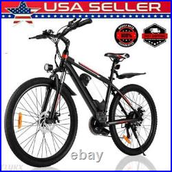 26-Electric Bike Mountain Bicycle Adults Commuter Ebike 48V-&2022-SALE\500W USA