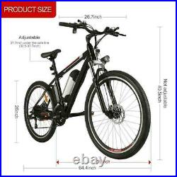26 Electric Bike Mountain-Bicycle EBike 36V 8Ah Lithium-Ion Battery 21 Speed