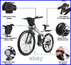 26'' Electric Bike, Mountain Bicycle Ebike 21-Speed withRemoveable Li-Battery US