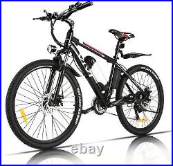 26'' Electric Bike, Mountain Bicycle Li Battery 350W for Adults Commuting EBike