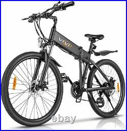 26'' Electric? Folding Bike, 350W City Bicycle 21Speed Adults Commuters eBike