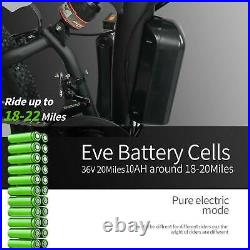 26 Electric Folding Bike Mountain Bicycle EBike SHIMANO 21Speed 36V Li-Battery