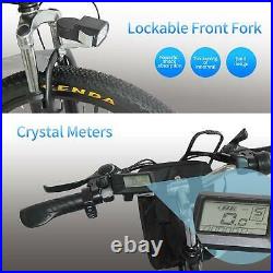 26 Electric Folding Bike Mountain Bicycle EBike SHIMANO 21Speed 36V Li-Battery
