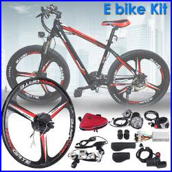26'' Electric Rear Wheel Conversion Kit 36V 300W Ebike Cycling Bicycle Hub Motor