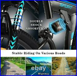 26 Folding Electric Bike Mountain Bicycle Adult Commuter City EBike Foldable/