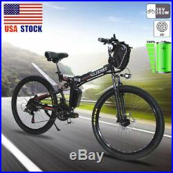 26 Folding Electric CLIENSY 350W City Mountain Bike Cycling EBike 36V Bicycle