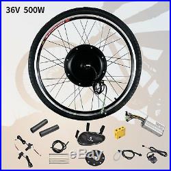 26 Front Wheel 36V 500W Electric Bicycle E-bike Conversion Kit Cycling Motor