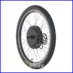 26'' Front Wheel 48V 1000W Electric Bicycle E-Bike Conversion Kit Cycling Motor