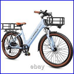 26''STARRUN Electric Bike R26 750W Ebikes for Adults 25Mph 48V for Adults Xmas