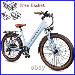 26''STARRUN Electric Bike R26 750W Ebikes for Adults 25Mph 48V for Adults Xmas