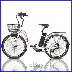 2636V10AH 350W Litium ION Electric Bicycle e-Bike LED 7 speed Removable Battery