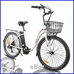 2636V10AH 350W Litium ION Electric Bicycle e-Bike LED 7 speed Removable Battery