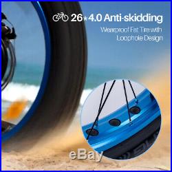 26500W 36V12Ah Fat Tire Mountain Snow Beach Electric Bicycle Bike e-Bike eBike