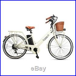 26City Electric Bicycle with Basket 36V Classic Adult Lithium Battery E-Bike