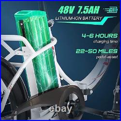 26IN Electric Mountain Bike 500W Bicycle+Removeable Li-Battery Ebike Adults/Pro