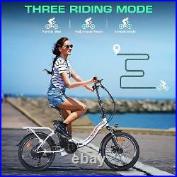 26IN Electric Mountain Bike 500W Bicycle+Removeable Li-Battery Ebike Adults/Pro