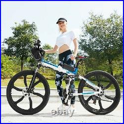 26INCH Electric Bike Folding Mountain Bicycle Offroad eBike Shimano 21Speed-HOT/