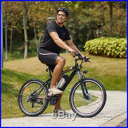 26INCH Electric Bike Mountain Bicycle EBike SHIMANO 21Speed 36V Li-Battery