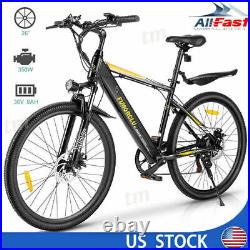 26INCH Electric Bike Mountain Bicycle Ebike 10.4A Lithium-Ion Battery, 350W NEW-
