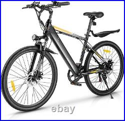 26INCH Electric Bike Mountain Bicycle Ebike 10.4A Lithium-Ion Battery, 350W NEW-