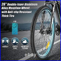 26INCH Electric Bike Mountain Bicycle Ebike 10.4A Lithium-Ion Battery, 350W e 255