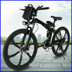 26Inch Electric Bike Folding Mountain Bicycle E-Bike Shimano 21Speed City-Bike