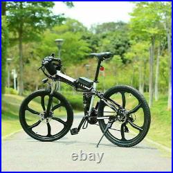 26in Electric Bicycle eBike Shimano 7 speed Pedal Assist Bike 48V 500W Commuter