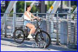 26in Electric Bike 500W Commuting Ebike with48V Li-Battery Beach Cruiser Bicycle