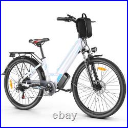 26in Electric Bike Mountain Bicycle 500W City Ebike with Removeable Li Battery