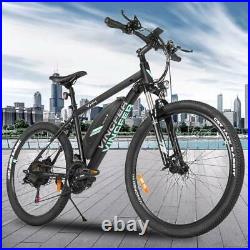26inch Electric Mountain Bike for Adult 500W 48V Bicycle ebike E-MTB 21 Speed