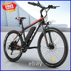 27.5 350W Electric Bike Mountain Bike 21-Speed City Ebike+10.4Ah Li-Battery Hot