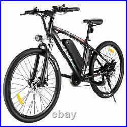 27.5 Electric Bicycle 500W 48V Motor Electric Bike Unisex Adult Mountain Ebike^