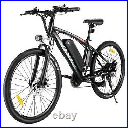 27.5'' Electric Mountain Bicycle 500W E-bike Removeable+Li-Battery-21Speed Hot