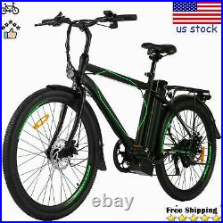 27.5 Electric Moutain Bicycles 500W Ebike 20MPH Electric Bikes E-citybike Black