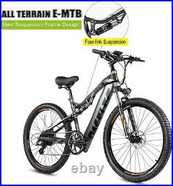 27.5inch Electric Bicycle 750W Peak BaFang Motor Mountain eBike 9-Speed EMTB USA