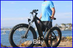 28MPH FAT TIRE 750w THUNDER Ebike 17ah Extended Range Battery Cyber Monday Deal