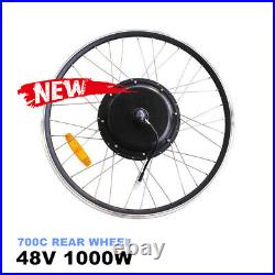 29 700C Electric Bike Rear Wheel Motor for 1000W 48V Motor eBike E-Bicycle
