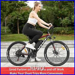 350W 26 Mountain Electric Bicycle 21Speed 10.4Ah Lithium Battery City eBike? 