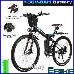 350W 26Folding Electric Bike City Commuter EBike Mountain Bicycle 21Speed EBike